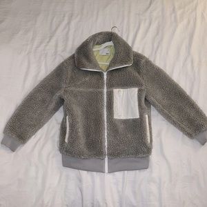Wilfred Free Teddy Sherpa Oversized Jacket in Size Small